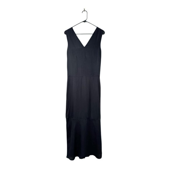 Everlane Black Deep V-neck Maxi Dress - Picture 3 of 7